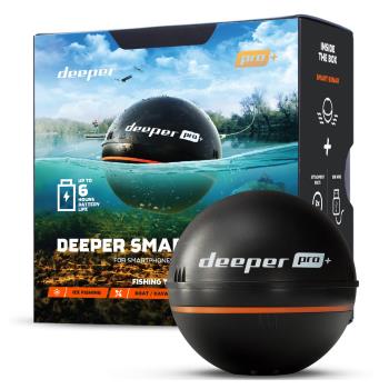 Deeper PRO+ Smart Sonar Castable and Portable WiFi Fish Finder with Gps for Kayaks and Boats 